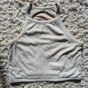High neck crop top